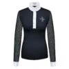 Fair Play Women's Cecile Long Sleeve Competition Shirt - Black -Equestrian Supplies Sale 595355 800 800