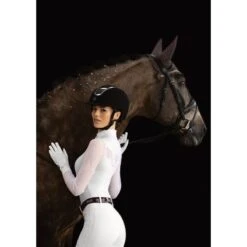 Fair Play Women's Cecile Long Sleeve Competition Shirt - Black -Equestrian Supplies Sale 595357 800 800