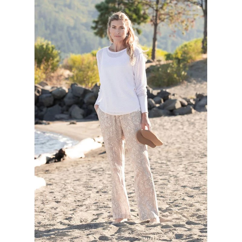 EQL Women's Organic Cotton Mesh Weekender Top - Soft White 7 EQL Women's Organic Cotton Mesh Weekender Top - Soft White - Image 5