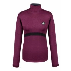 Fair Play Women's Thelma Half Turtleneck - Fuchsia Melange