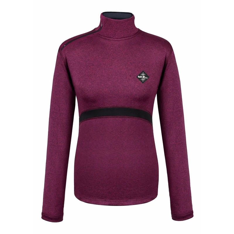Fair Play Women's Thelma Half Turtleneck - Fuchsia Melange 3 Fair Play Women's Thelma Half Turtleneck - Fuchsia Melange