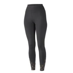 Shires Aubrion Women's Porter Winter Knee Patch Riding Tights - Jet Black -Equestrian Supplies Sale 600030 800 800