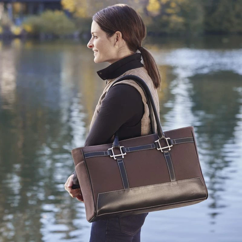Oughton Derby Work Tote - Heritage Brown/Black 8 Oughton Derby Work Tote - Heritage Brown/Black - Image 6