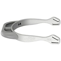 Herm Sprenger 20mm Flat Neck Fairrider Spurs - Silver Aluminum/Silver