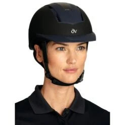 Ovation Extreme Helmet - Black/Navy -Equestrian Supplies Sale 605790 800 800