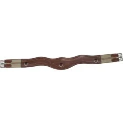 M. Toulouse Anatomic Shaped Padded Leather Girth - Cognac