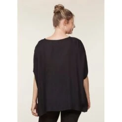 EQL Women's Embroidered EQ Stripe Top - Black -Equestrian Supplies Sale 644785 800 800