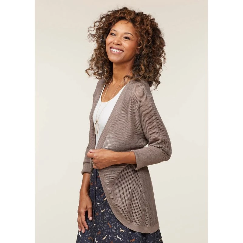 EQL Women's Mesh Cocoon Cardigan - Falcon 3 EQL Women's Mesh Cocoon Cardigan - Falcon - Image 2