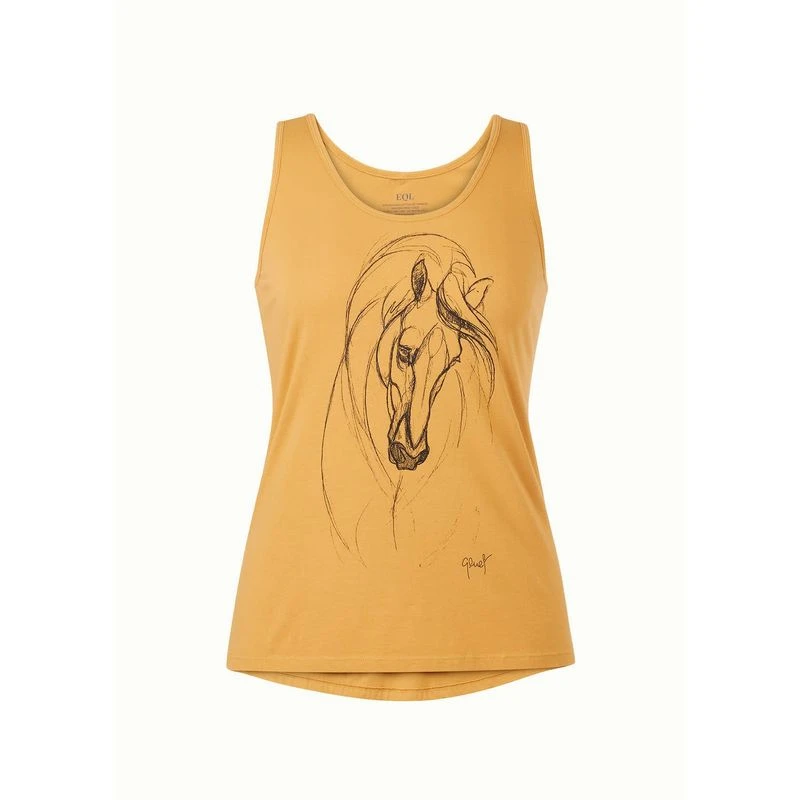 EQL Women's Graceful Horse Tank - Dijon 3 EQL Women's Graceful Horse Tank - Dijon
