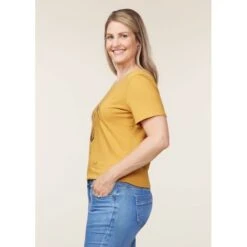 EQL Women's Graceful Horse T-Shirt - Dijon -Equestrian Supplies Sale 645219 800 800