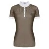 Fair Play Women's Aiko Short Sleeve Competition Shirt - Taupe Grey -Equestrian Supplies Sale 655642 800 800
