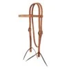 Western Rawhide Harness Leather 5/8" Browband Headstall With Ties - Golden -Equestrian Supplies Sale 669206 800 800