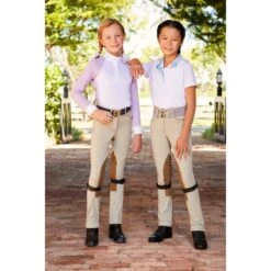 RJ Classics Kids' Sadie Jr 37.5 Short Sleeve Show Shirt - White /Mermaid Tie Dye -Equestrian Supplies Sale 673826 800 800