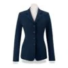 RJ Classics Women's Palermo Orange Label Show Coat - Twilight Blue Herringbone -Equestrian Supplies Sale 679597 800 800