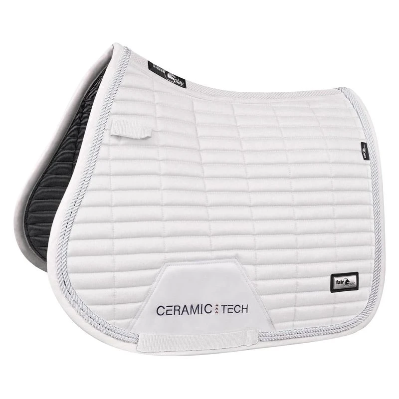 Fair Play Quartz Ceramic All Purpose Saddle Pad - White 3 Fair Play Quartz Ceramic All Purpose Saddle Pad - White