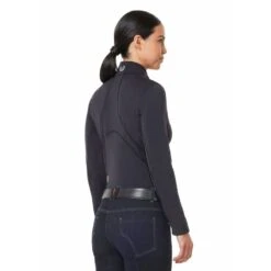 Kerrits Women's Rail Side Quarter Zip Tech Top - Black -Equestrian Supplies Sale 681804 800 800
