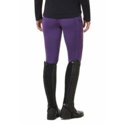 Kerrits Women's Power Stretch Knee Patch Pocket Tights - Huckleberry -Equestrian Supplies Sale 683629 800 800