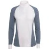 RJ Classics Women's Lexi Long Sleeve Show Shirt - White/Flint Stone 2 RJ Classics Women's Lexi Long Sleeve Show Shirt - White/Flint Stone -Equestrian Supplies Sale 691365 800 800