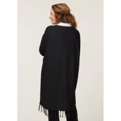 EQL Women's Bits & Fringe Cardigan - Black/Sterling -Equestrian Supplies Sale 694501 800 800