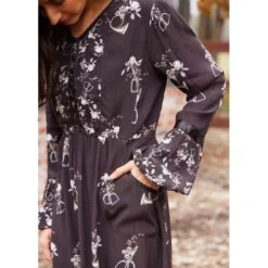 EQL Women's Gwenyth Ecovero Tunic Dress - Java Hunt Field Floral 14 EQL Women's Gwenyth Ecovero Tunic Dress - Java Hunt Field Floral -Equestrian Supplies Sale 694577 800 800