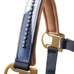 Horze Terrazzo Neoprene Lined Halter With Crystals - Dark Navy 7 Horze Terrazzo Neoprene Lined Halter With Crystals - Dark Navy -Equestrian Supplies Sale 695163 800 800