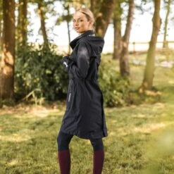 B Vertigo Women's Joanna Raincoat - Dark Navy -Equestrian Supplies Sale 695684 800 800