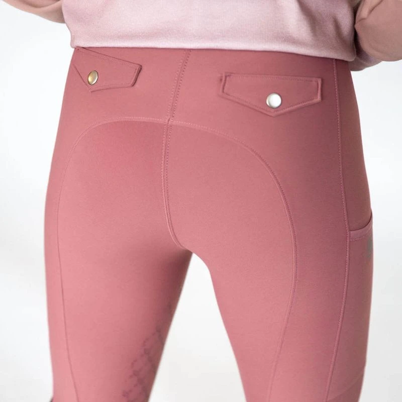 Romfh Women's Vida Full Grip Pull On Tights - Dusty Rose 4 Romfh Women's Vida Full Grip Pull On Tights - Dusty Rose - Image 2