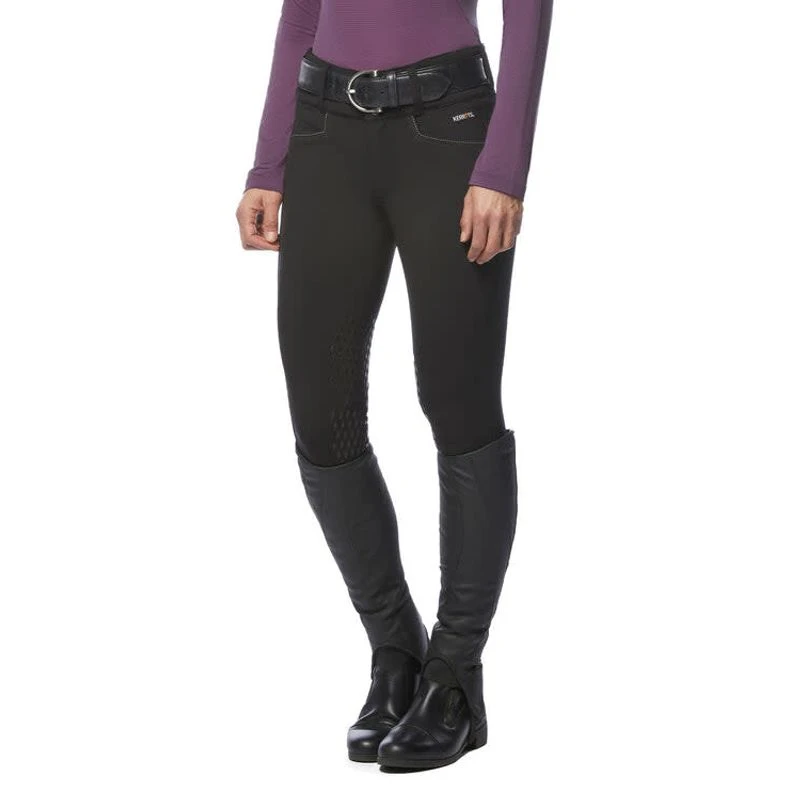 Kerrits Women's Arena K-Pro Knee Patch Breeches - Black 5 Kerrits Women's Arena K-Pro Knee Patch Breeches - Black - Image 3