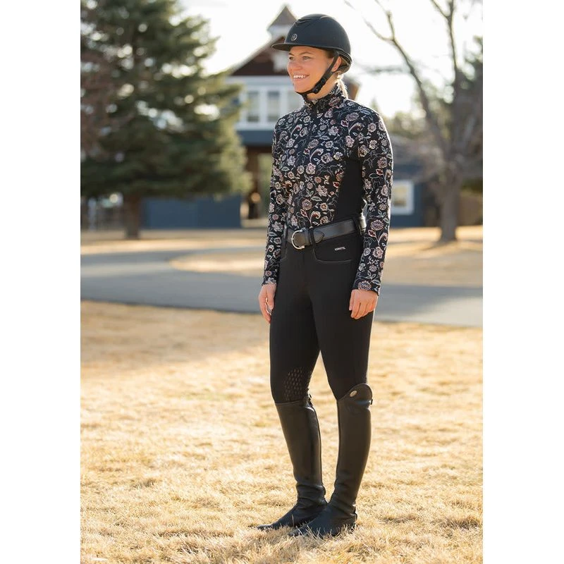 Kerrits Women's Arena K-Pro Knee Patch Breeches - Black 7 Kerrits Women's Arena K-Pro Knee Patch Breeches - Black - Image 5