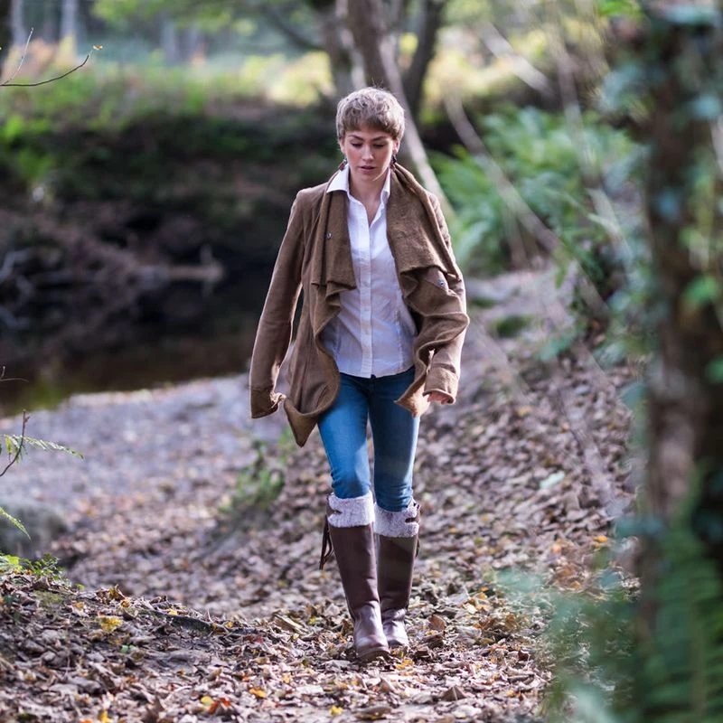 Tredstep Women's Shannon Fur H2O Country Boot - Mahogany 7 Tredstep Women's Shannon Fur H2O Country Boot - Mahogany - Image 5