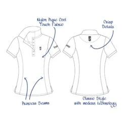 Tredstep Women's Performance Polo - Peacoat Navy -Equestrian Supplies Sale 705466 800 800