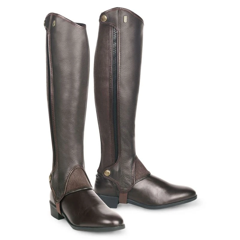 Tredstep Deluxe Half Chaps - Brown 3 Tredstep Deluxe Half Chaps - Brown