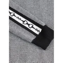 EQL Women's Snaffle Stripe Sweater - Black/White Herringbone -Equestrian Supplies Sale 711475 800 800